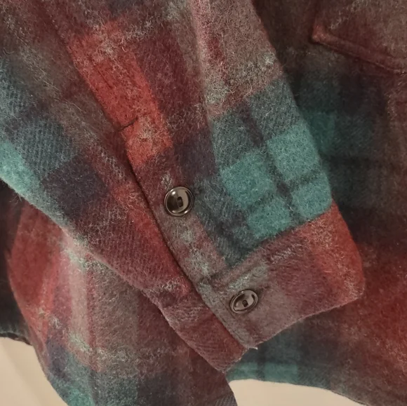 Johnson Hunting Togs Wool Plaid Jacket Vintage - Picture 4 of 7